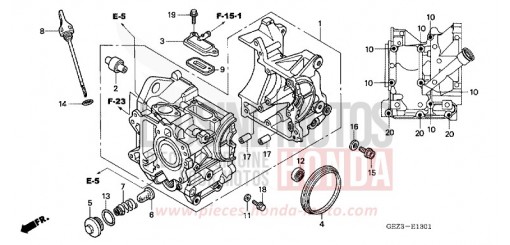 CRANKCASE (NPS505/6/8/9) NPS506 de 2006